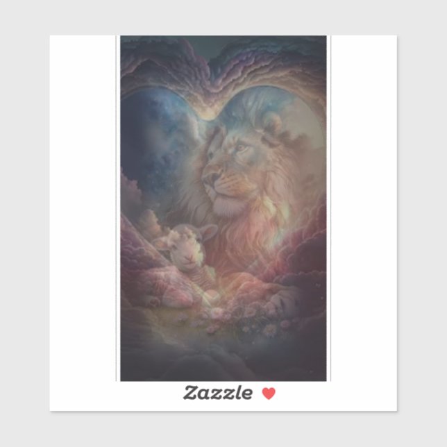 Los Pegatinas de León y Cordero (Hoja)