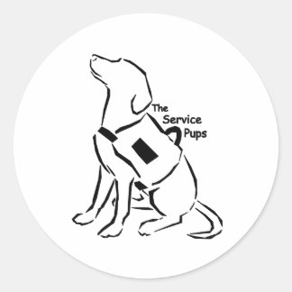 Los Pegatinas de ServicePups
