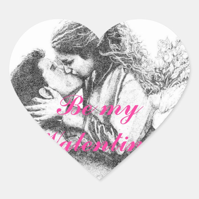 Los Pegatinas del beso del amor verdadero (Anverso)