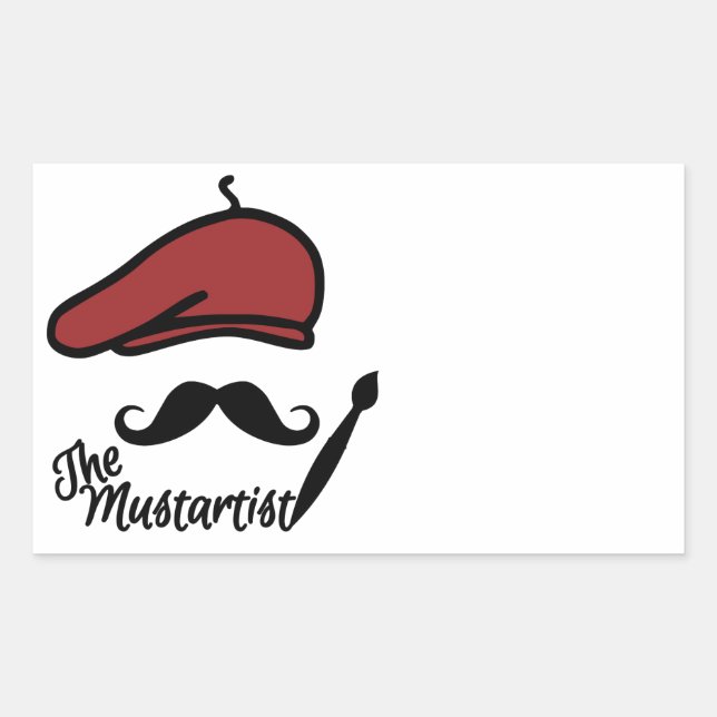Los pegatinas del personalizado Mostartista (Anverso)