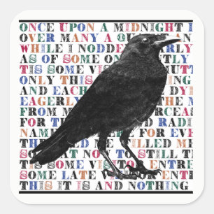Los Pegatinas del poema Raven