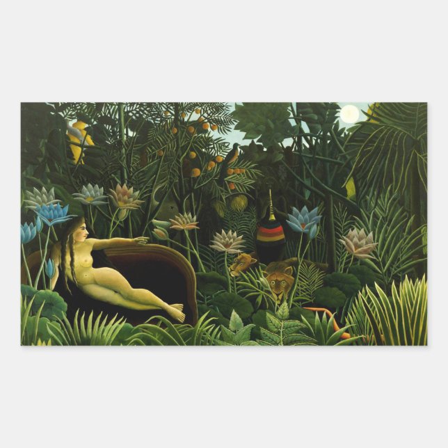 Los pegatinas "El sueño" de Rousseau (Anverso)