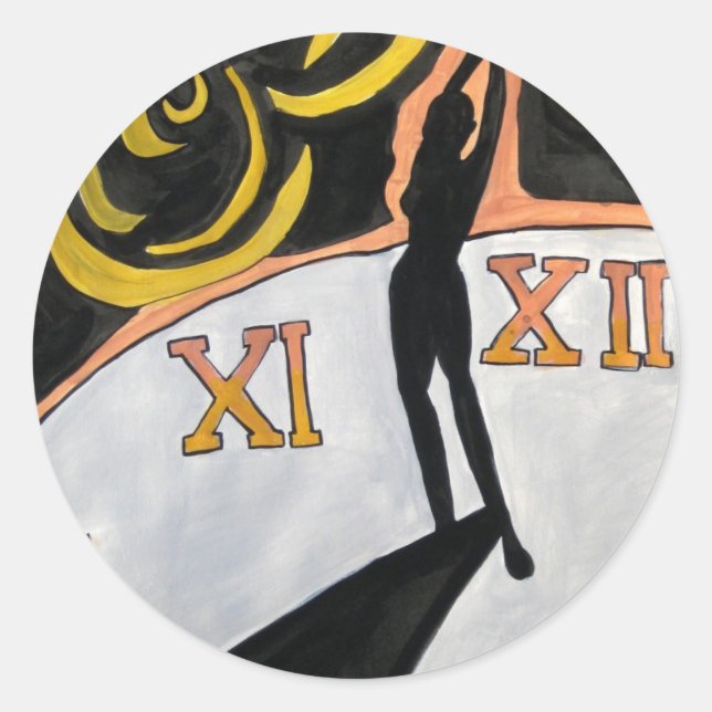 Los Pegatinas humanos del atardecer (Anverso)