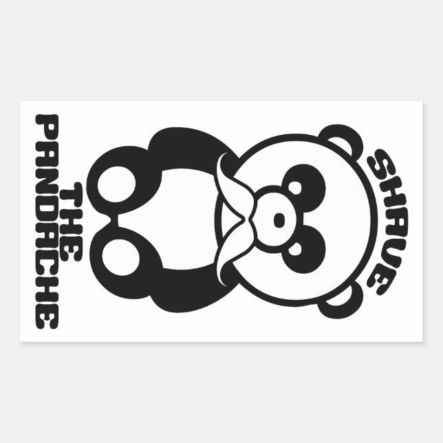 Los pegatinas personalizados Pandache (Anverso)