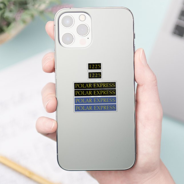 Los Pegatinas Polar Express Tomy/Track-Master (Teléfono)