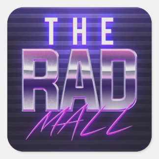 Los Pegatinas "Wave 4" del Rad Mall (3 x 3 pulgada