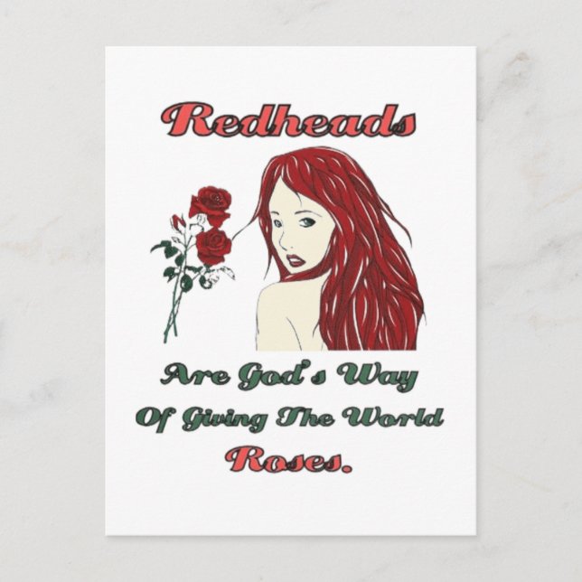 Los pelirrojos son la postal de los Rosas de Dios (Anverso)