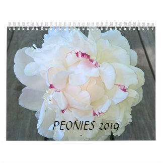 Los Peonies hacen calendarios 2019