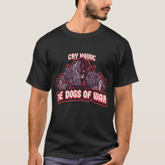 Los perros de la camiseta de guerra