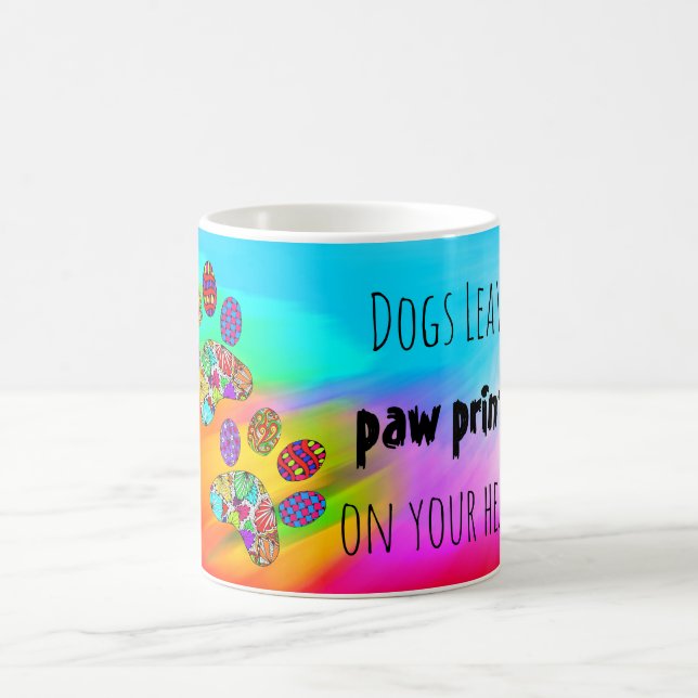 Los perros dejan huellas de pata en su taza cardía (Centro)