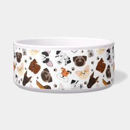 Los perros diseñan un gran bol de mascotas