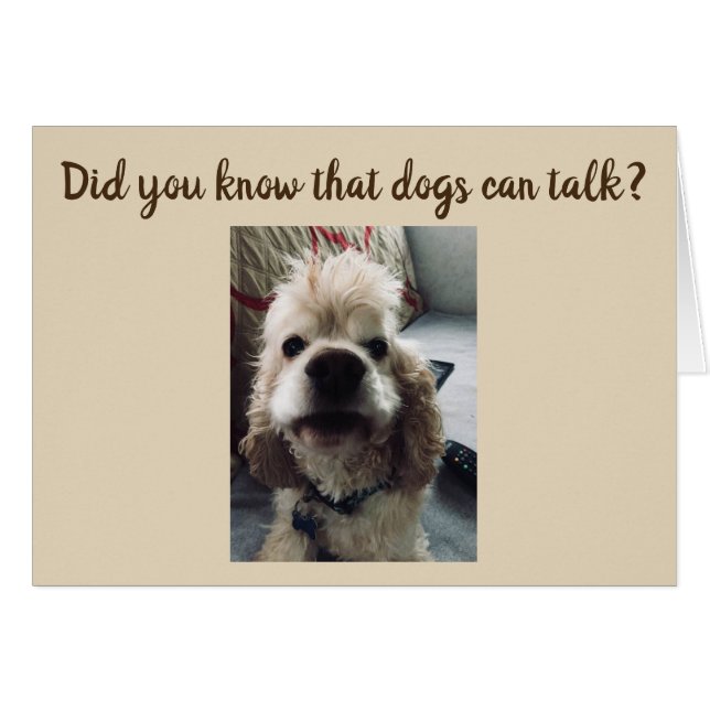 LOS PERROS HABLAN... DICEN **MEROSOS NAVIDAD** (Anverso (Horizontal))