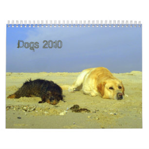 Los perros hacen calendarios para 2010