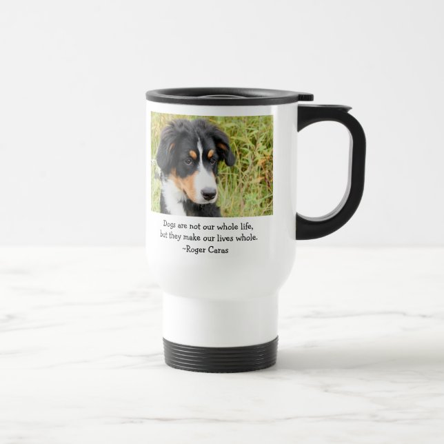 Los perros hacen nuestra taza del viajero del (Derecha)