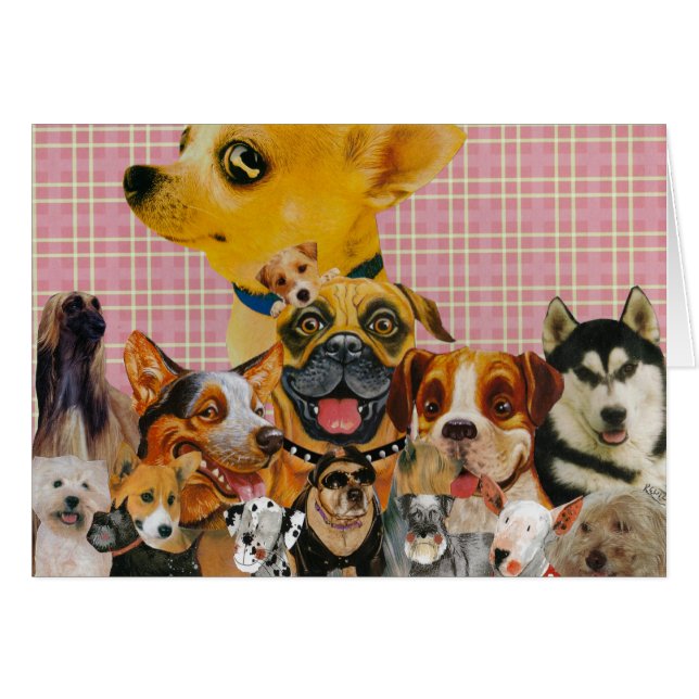Los perros son divertidos (Anverso (Horizontal))