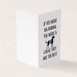 Los perros son los mejores. Tarjeta perfecta para 