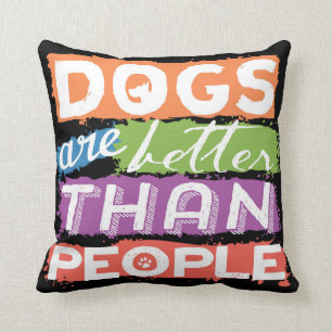 Los perros son mejores que la almohada de la gente