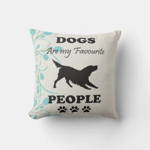 Los perros son mi Cojín decorativo favorito