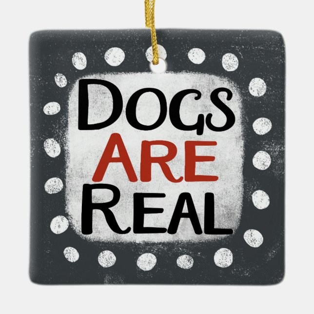 Los Perros Son Ornamentos Reales (Anverso)