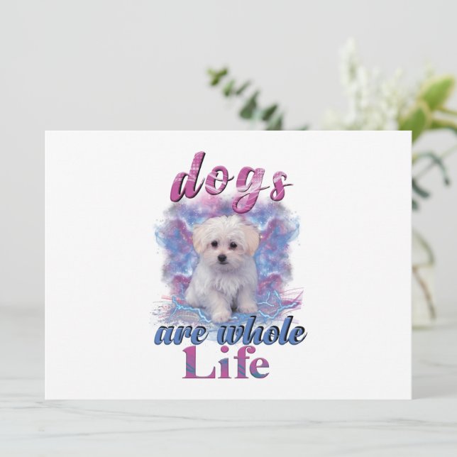 Los perros son toda la vida (Anverso de pie)