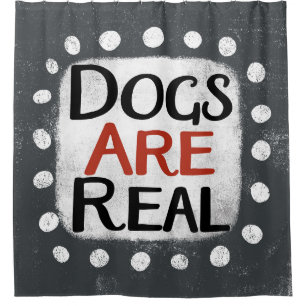 Los Perros Son Una Cortina De Ducha Real