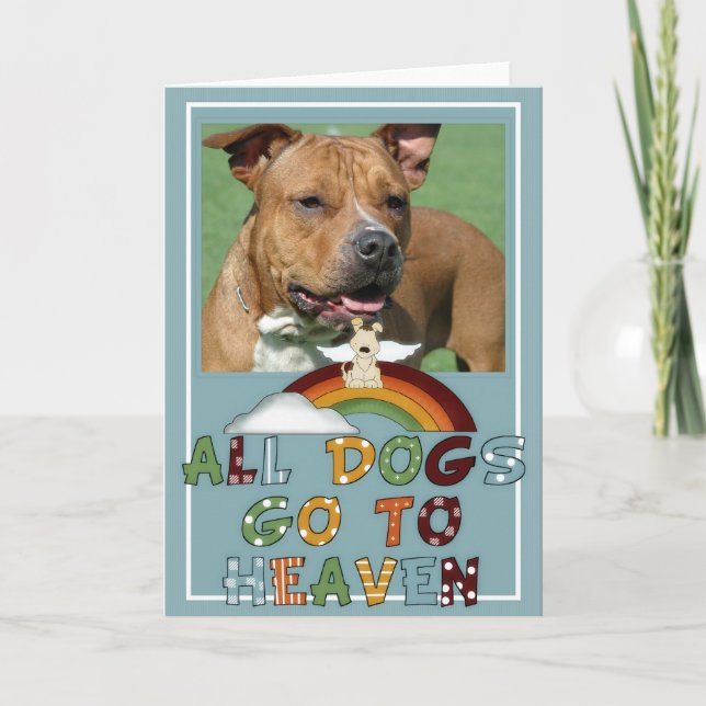 Los perros van a la tarjeta de felicitación del Ma (Anverso)