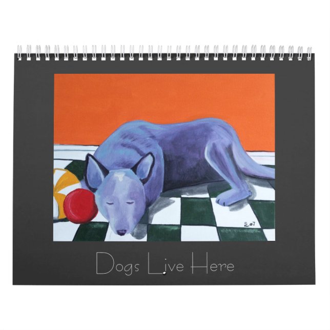 Los perros viven aquí - el calendario 2010 (Tapa)