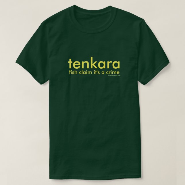 los pescados lo demandan son una camiseta del (Diseño del anverso)