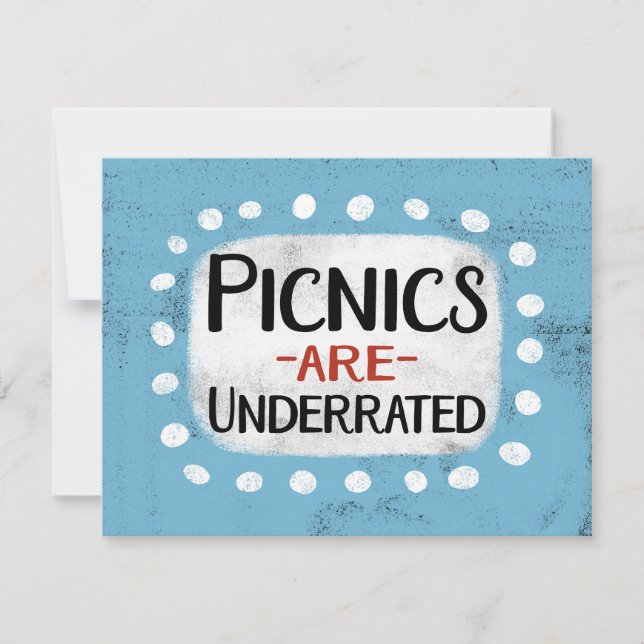 Los Picnics Son Tarjeta De Saludo Subestimada (Anverso)