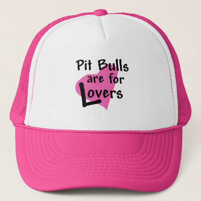 Los pitbulls están para el gorra del camionero de (Anverso)