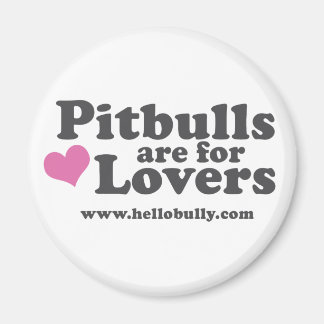 Los Pitbulls son para los amantes del imán - rosa 