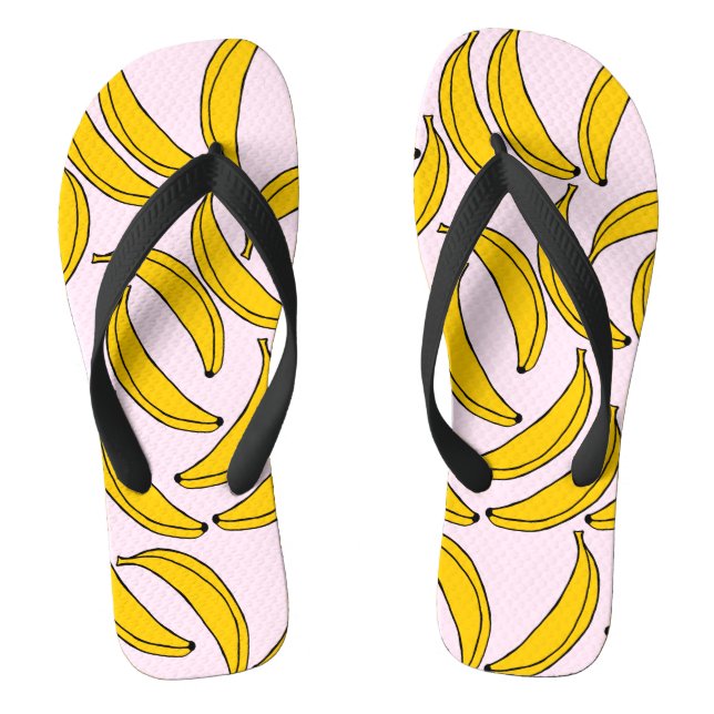 Los plátanos bananos son chanclas (Plantilla)