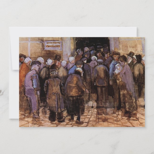 Los pobres y el dinero de la invitación de Vincent (Anverso)