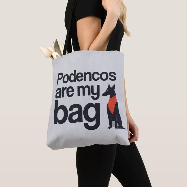 Los podencos son mi bolsa de diseño del Hound ibic (Detalle)