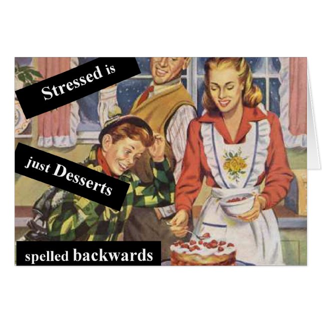 Los postres estresados se lanzan hacia atrás (Anverso (Horizontal))