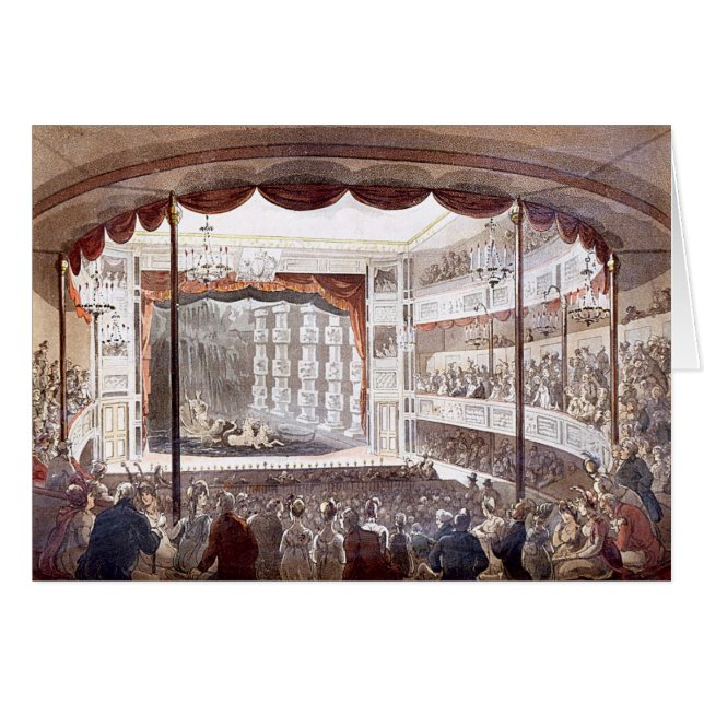 Los pozos de Sadler por Rowlandson y Pugin (Anverso (Horizontal))
