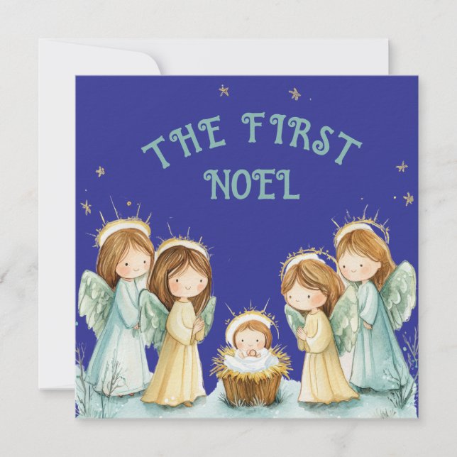 Los Primeros Ángeles de Navidad (Anverso)