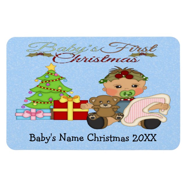 Los primeros imanes flexibles de Navidades de Baby (Horizontal)