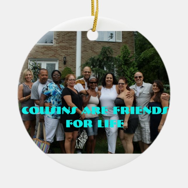 Los primos son amigos para el ornamento de la vida (Frente)