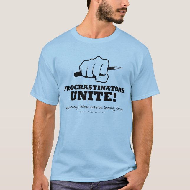 Los Procrastinators unen la camiseta (Anverso)