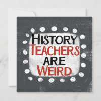 Los profesores de historia son tarjetas de felicit