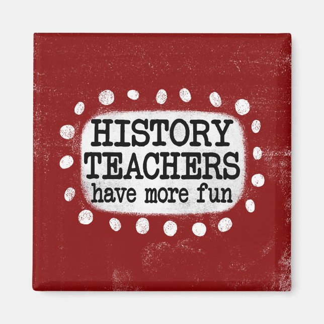 Los profesores de historia tienen más imán de refr (Frente)