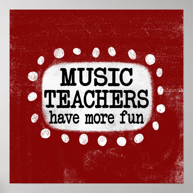 Los profesores de música tienen más Posters de art (Frente)