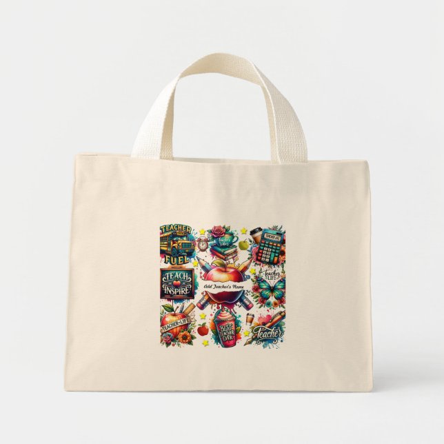 Los profesores personalizan el regalo de la bolsa  (Frente)