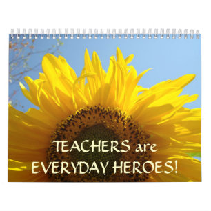 LOS PROFESORES son HÉROES COTIDIANOS! Calendario F