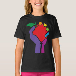 Los profesores unieron el arco iris para la camisa