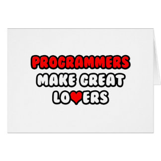 Los programadores hacen grandes amantes