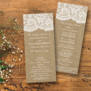 Los programas de colección de Bodas Kraft & Lace