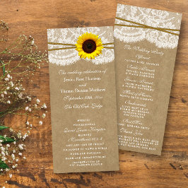 Los programas de colección Kraft, Lace & Sunflower