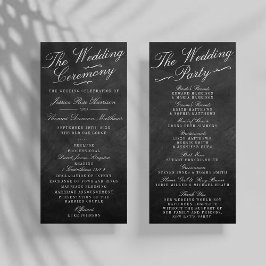 Los programas de colecta de Bodas Fancy Chalkboard